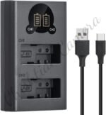 Caisi Dual Charger For Canon LP E8 Battery