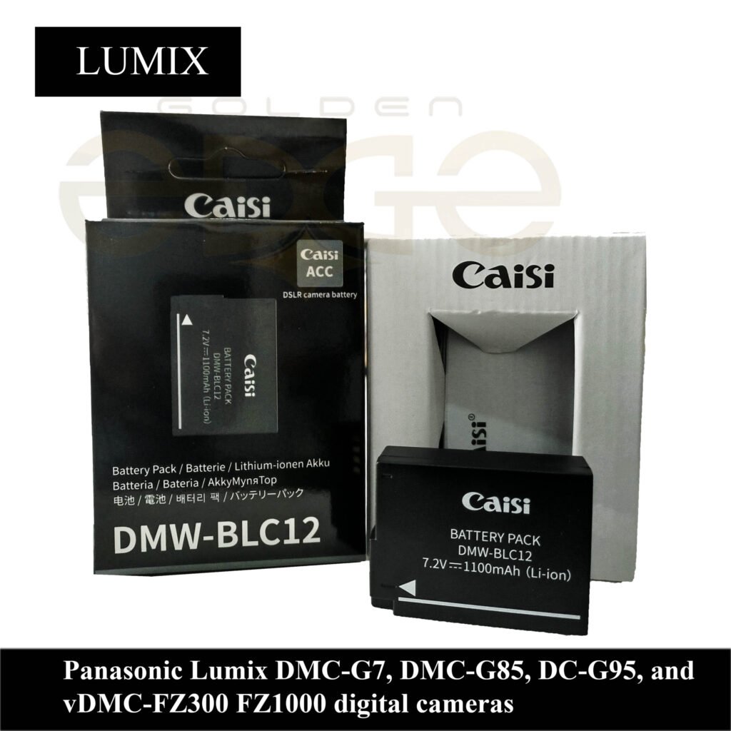 BLC-12 Battery For Panasonic Lumix DMC-G7, DMC-G85, DC-G95, and DMC-FZ300 FZ1000 digital cameras