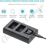 Caisi Dual Charger EL-25 For EN-EL 25 Z30 &amp; Z50 Camera Battery