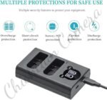 Caisi Dual Charger MH 24 For EN-EL 14 Camera Battery
