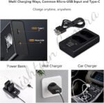 Caisi Dual Charger MH 25 For EN-EL 15 Camera Battery