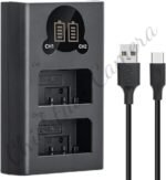 Caisi Dual Charger EL-25 For EN-EL 25 Z30 &amp; Z50 Camera Battery