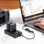 Caisi Dual Charger EL-25 For EN-EL 25 Z30 &amp; Z50 Camera Battery