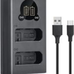 Caisi Dual Charger MH 24 For EN-EL 14 Camera Battery