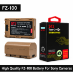 STJ NP-FZ100 Type-C Rechargeable Battery 7.2V 2280mAh for Sony Cameras