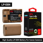 STJ LP-E6N Type-C Rechargeable Battery 7.2V 1850mAh for Canon Cameras