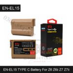 STJ EN-EL15C Type-C Rechargeable Battery 2550mAh for Nikon Z6, Z6II, Z7 & Z7II