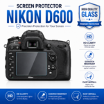 Nikon D600 Screen Protector Tempered Glass 9H HD LCD Guard
