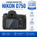 Nikon D750 Screen Protector Tempered Glass 9H HD – Pakistan
