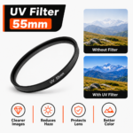 55mm UV Filter for Camera Lens – UV Protection & Lens Protector - Image 2