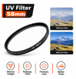 58mm UV Filter for Camera Lens – UV Protection & Lens Protector - Image 2