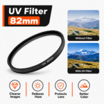 82mm UV Filter for Camera Lens – UV Protection, Haze Reduction & Lens Protection - Image 2